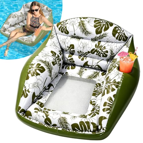 Fauteuil flottant robuste 3-en-1 pour des après-midis de détente absolue au lac ou à la plage