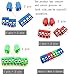 Hyamass 60pcs Terminal Blocks, 5mm Pitch 2 Pin PCB Mount Screw Terminal Block Connector - Terminal Blocks and Wall Through Screw Terminal for Arduino (20 x Blue, 20 x Greeen, 20 x Red)(2 Pin)
