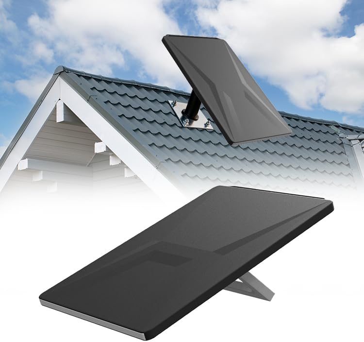 Starlink Gen 3 Protective Cover Case(Black), Starlink Standard Gen 3 Case for Satellite Dish, Silicone Hail Protector Cover for Starlink Standard, Waterproof,Impact Resistant to Rocks,Sand,Hail