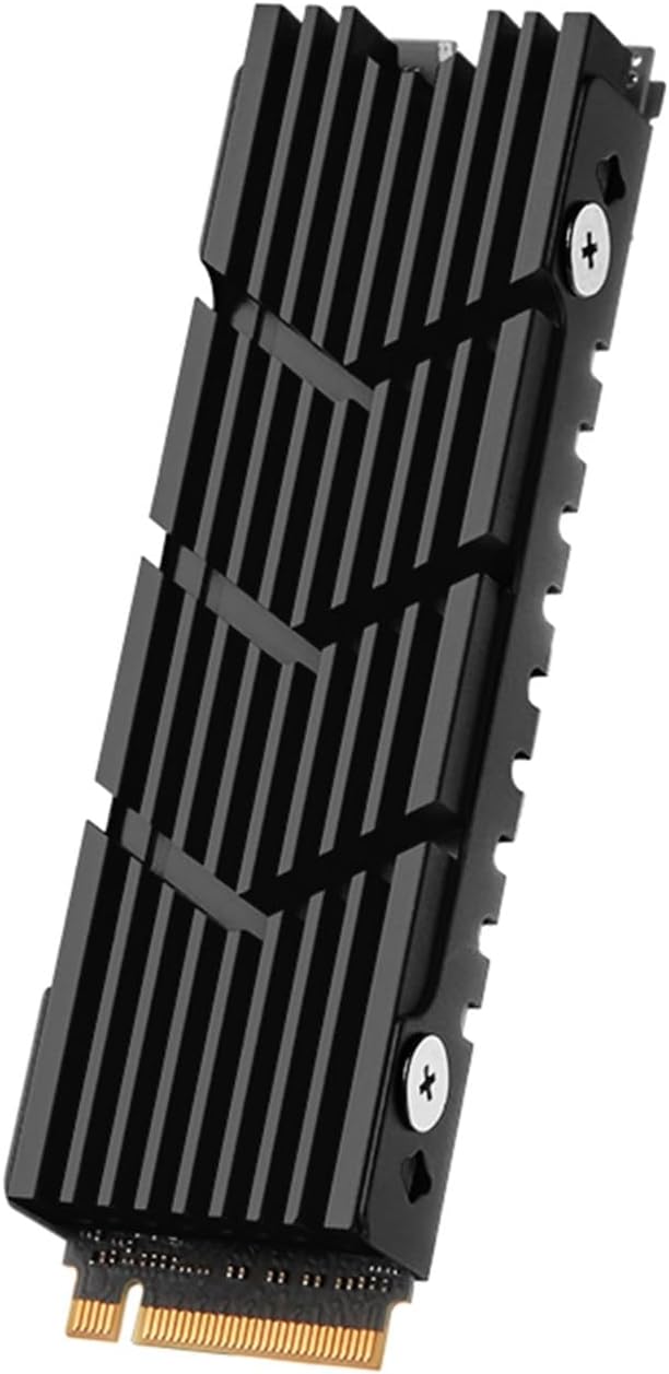 1 Pcs M.2 2280 Cooler Radiator Hollow Solid State Drive Aluminum Alloy with Thermal Conduction