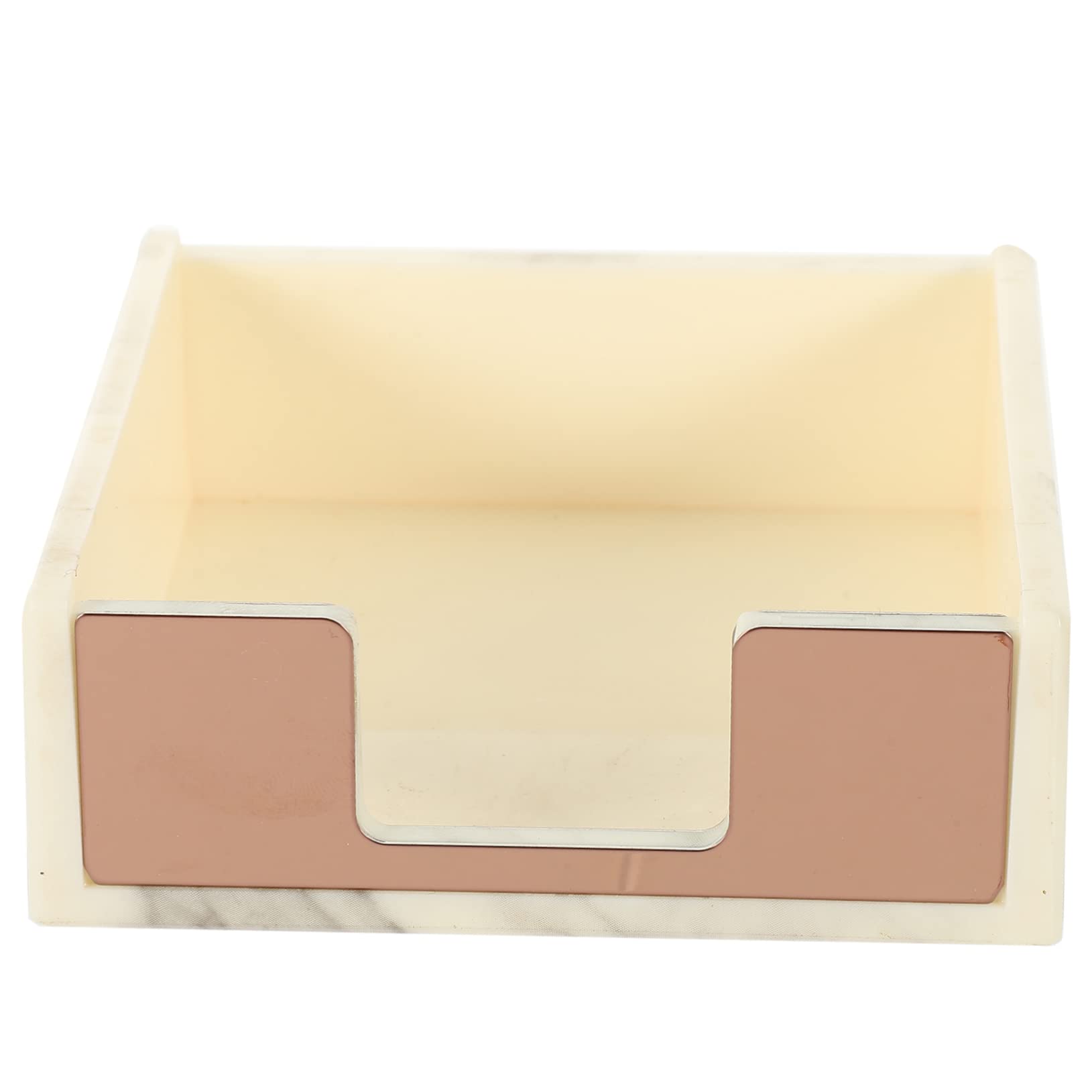 MAGICLULU 3piezas Soporte De Notas De Mármol Dispensador De Papeleos Decorativo Organizador De Escritorio Multifuncional Para Notas Tarjetas De Visita y Material De Oficina