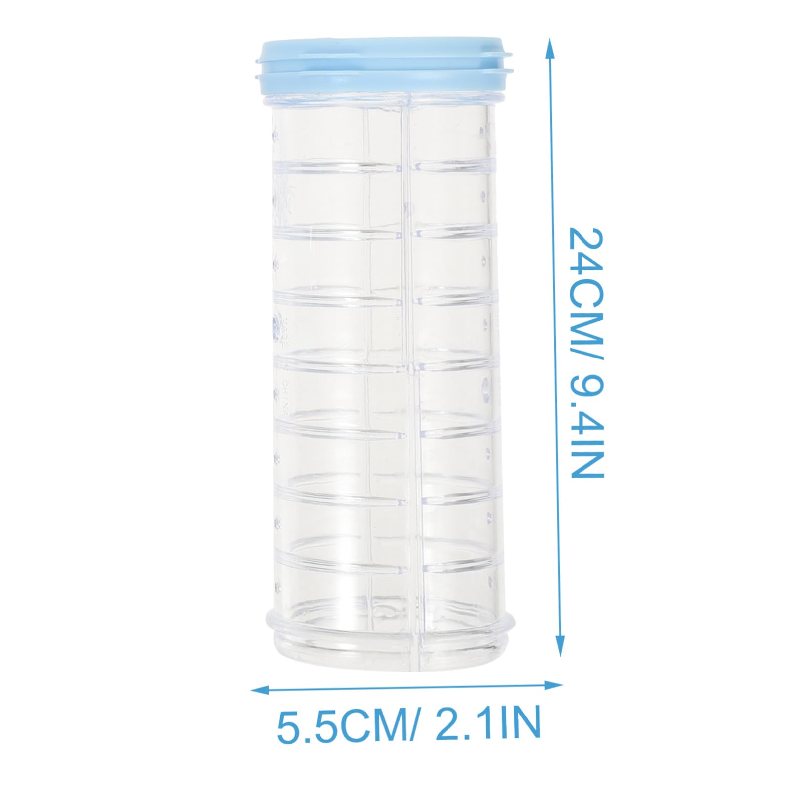 Hamsterröhren Verbindungsteile aus Kunststoff, Transparent, 2 Satz