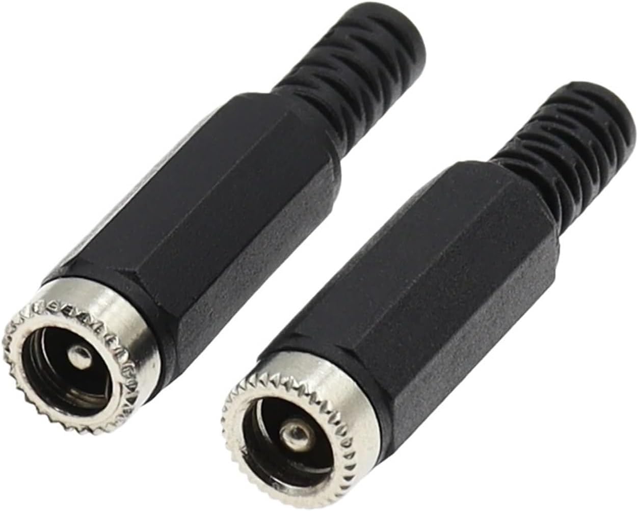 DC Power Male Jack 5.5X2.5MM 5.5X2.1MM Power Adapter Connector 5.5 * 2.1mm 5.5 * 2.5mm(5.5X2.5MM,5PCS)