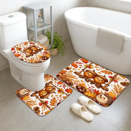 Rideau de douche avec crochets motif feuilles de baignoire 183x183