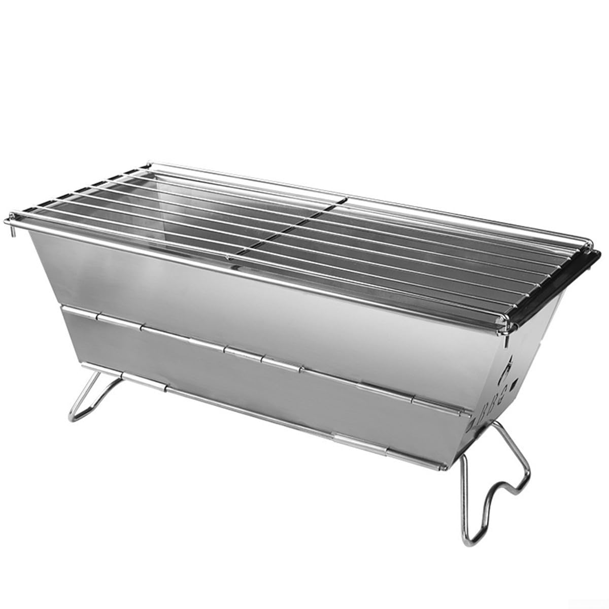 Barbecue pliable portable pour camping et randonnée en acier robuste