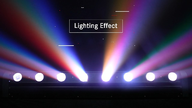 Image of Moving Head DJ Light Bar,120W RGBW 4IN1 LED Stage Light DJ Lights Bar Strobe Effect 180 Tilt Professional DMX & Sound Activated for Wedding Church Disco Live House Uplighting-8PC