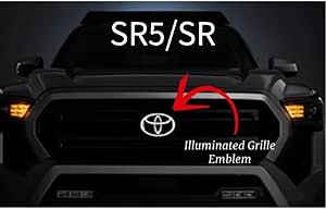 Amazon.com: Toyota Tacoma 2024-2025 Illuminated Front Emblem - Fits SR5 ...