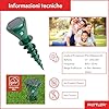 PATTLER Scaccia Talpe Solare a Ultrasuoni Impermeabile, Repellente Serpenti, Dissuasori per Talpe, Dissuasore per Topi, Repellente per Serpenti, Trappola Talpe, Repellente Lucertole | 2 Pezzi #3