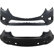 GHP950031CBB GJR950221ABB Bumper Covers Fascias Set of 2 Front & Rear Pair Front - Primed; Rear - Primed top; Textured Bottom