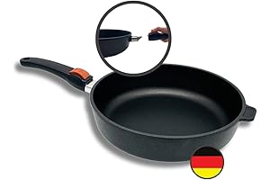 SKK 23014 Titan Induction 20cm Cast Iron Saute Pan with Detachable Handle