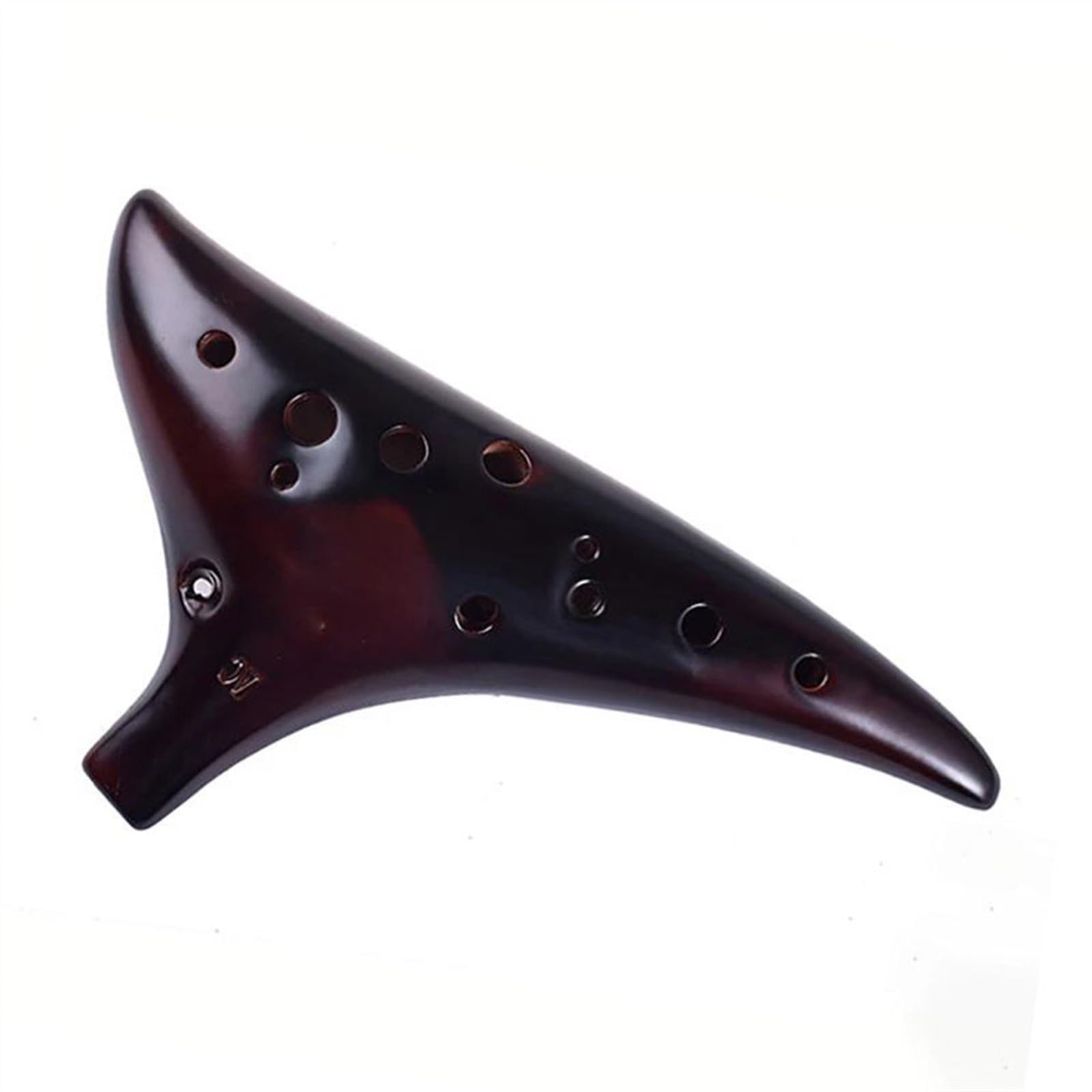 professionelle Leistung Okarina 12-Loch-Okarina, Alt-C-Taste AC-Keramik Okarina Des Zeitinstruments Professionelle Okarinas Mit Tasche