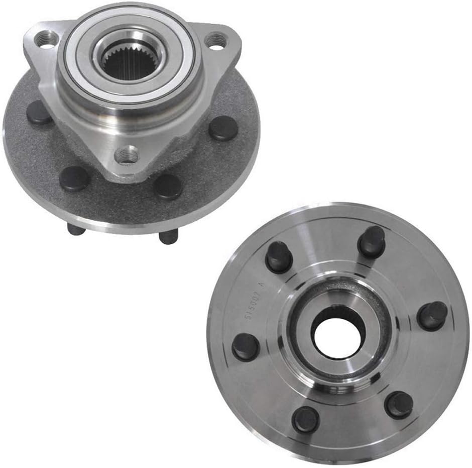 IRONTEK 515007x2 Front Wheel Bearing and Hub Assembly (6lug w/o ABS) fits 1998-2003 for Dodge Durango, 1997-2004 for Dodge Dakota 2PCS