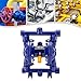Air Operated Diaphragm Pump, 115PSI Heavy Duty Pneumatic Double Transfer Pump, 1/2 Inch Inlet & Outlet Cast Iron Dual Diaphragm Transfer Pump for Diesel Kerosene Grease Oil Industrial Use