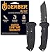 Gerber Gear 06 FAST Folding Pocket Knife, Tactical Tanto Pocket Knife with Serrated Edge for Camping and Survival
