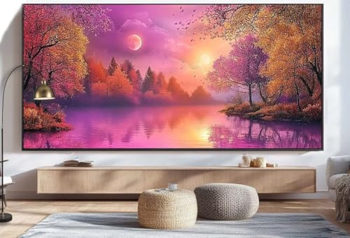 Diamond art broderie strass 50x120 cm le cadeau idéal de loisirs créatifs