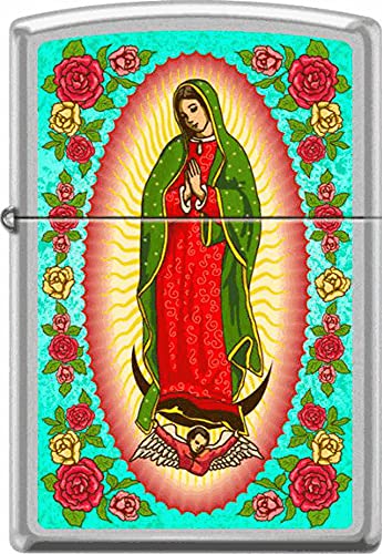 Encendedor Zippo Guadalupe Madonna Chrome miniatura 1