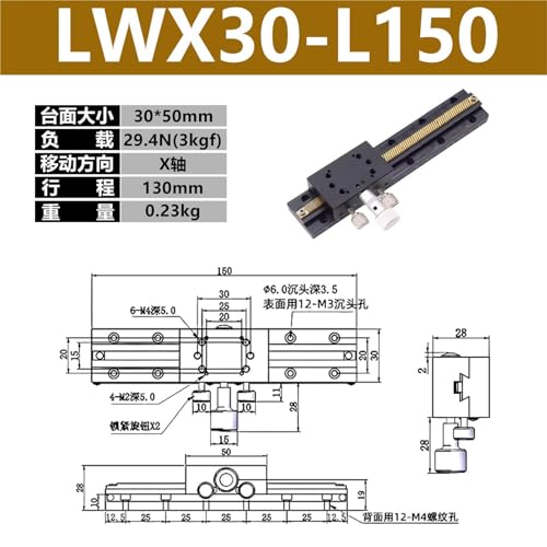 Solución de ajuste para eje X LWX40/25/60-L con cola de milano 2