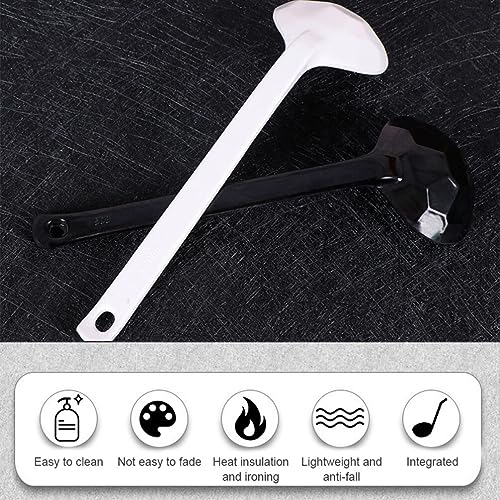Hemoton I14KNLRWOH3413Q9ETPJOKDI4 Soup Ladle 5Pcs Melamine Ramen Spoons Soup Eating Spoons Long Handle Soup Ladles Asian Soup Spoon thumb #5