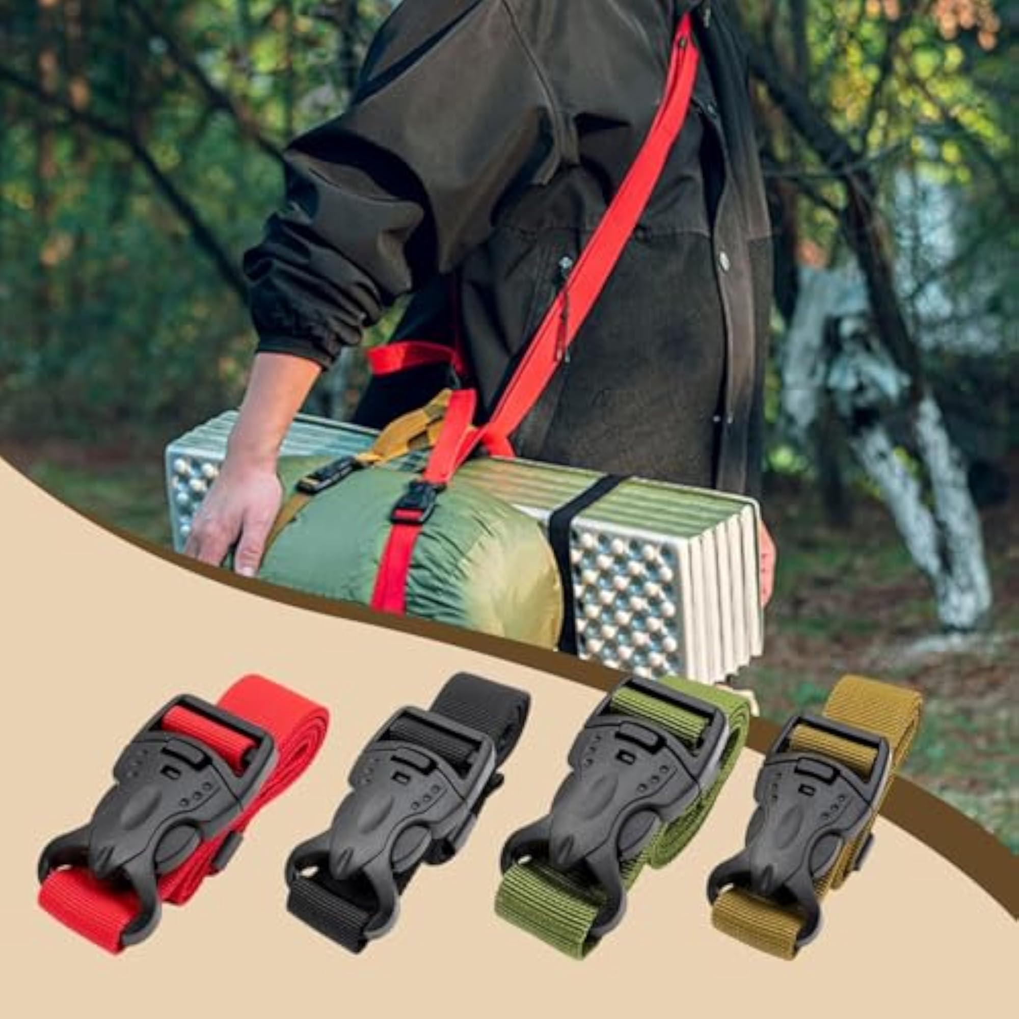 Utility Strap with Quick Release Buckle Travel Accessories