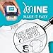 TINTA PARA MARCADOR DE ROPA Y LIBROS MINE SMART