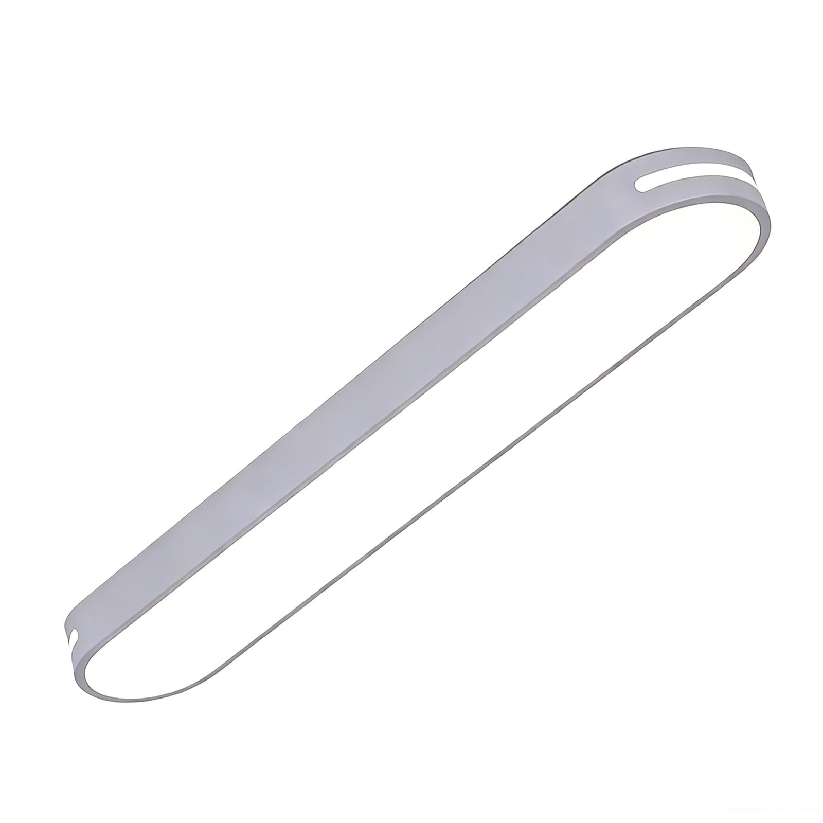 HBBursts Long Rectangular 3.2ft LED Ceiling Light Fixture, Modern Linear Flush Mount for Kitchen, Dining Room, Office Hallway Corridor Porch Staircase Balcony(Grey2,23.6in/60cm)