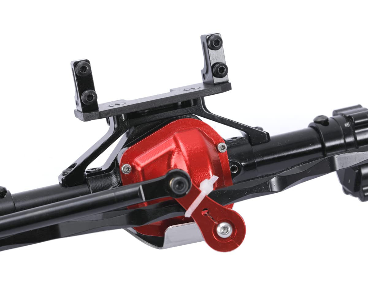 CNC Aluminum Portal Axle Set For Axial Wraith 1/10 RC Crawler - Front & Rear, Complete Upgrade