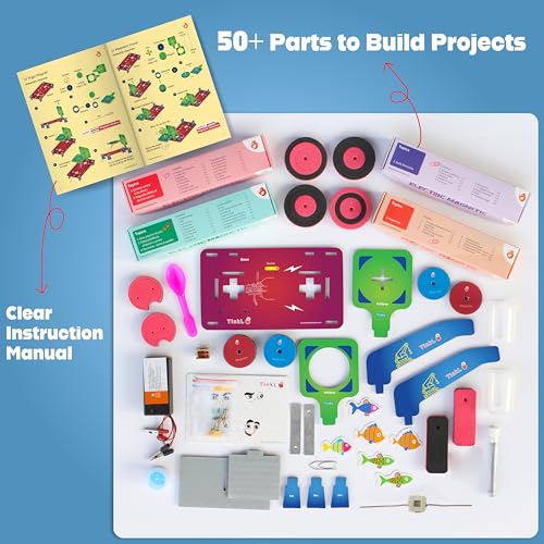 Image of Butterfly EduFields 30-in-1 Science Kit for Kids Age 8-14 | Electricity, Magnetism & STEM Experiments | School Science Project | Birthday & Return Gift for Boys & Girls
