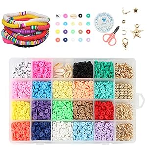 Guanyj Klei Kralen Clay Spacer DIY kralen Set kralen Kralen Armband Ketting Maken Kit kinderen DIY Kralen Met Elastische…