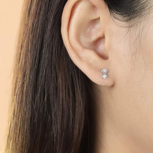 Boma Jewelry Sterling Silver Puppy Dog Stud Earrings2