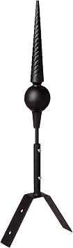 101BMX Venetian Mini Finial, Matte Black