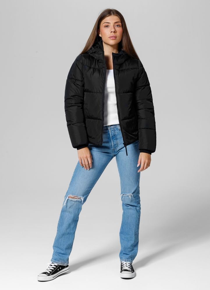 PITBULL - Winterjacke Damen mit Kapuze Vista, Jacke Damen mit Reißverschluss, Bequeme Seitliche Taschen, Damen Jacken Perfekt für Winter