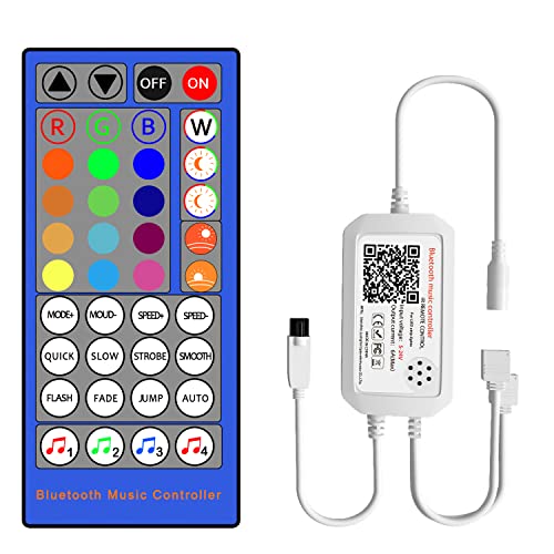 Cozylady 5-24V Bluetooth Controller Set mit Fernbedienung für LED Strip Light Arbeiten mit App Cover