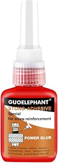 15ML Red Threadlocker Universal Metal Glue High Strength Anaerobic Curing Sealant Heavy Duty Screw Glue Repair.（1 Pack）