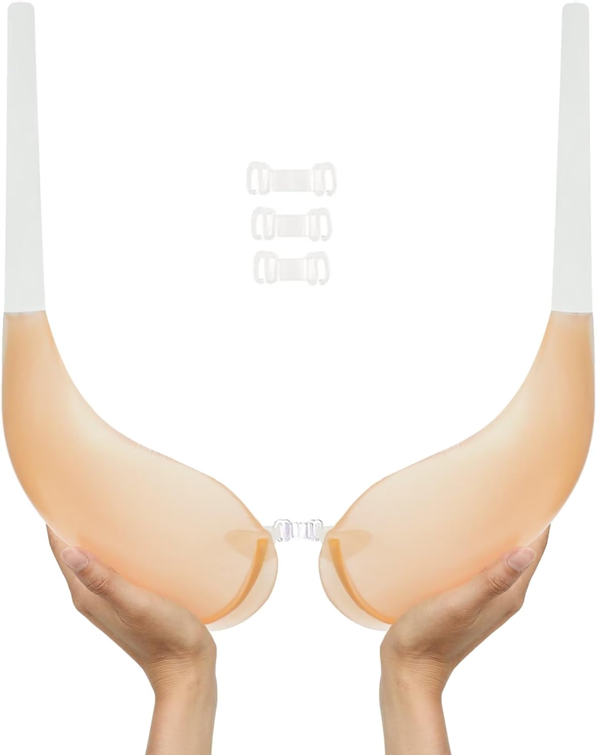 Invisible Lift Bra Sticky Backless Strapless Bra for Big Busted Women Silicone Adhesive