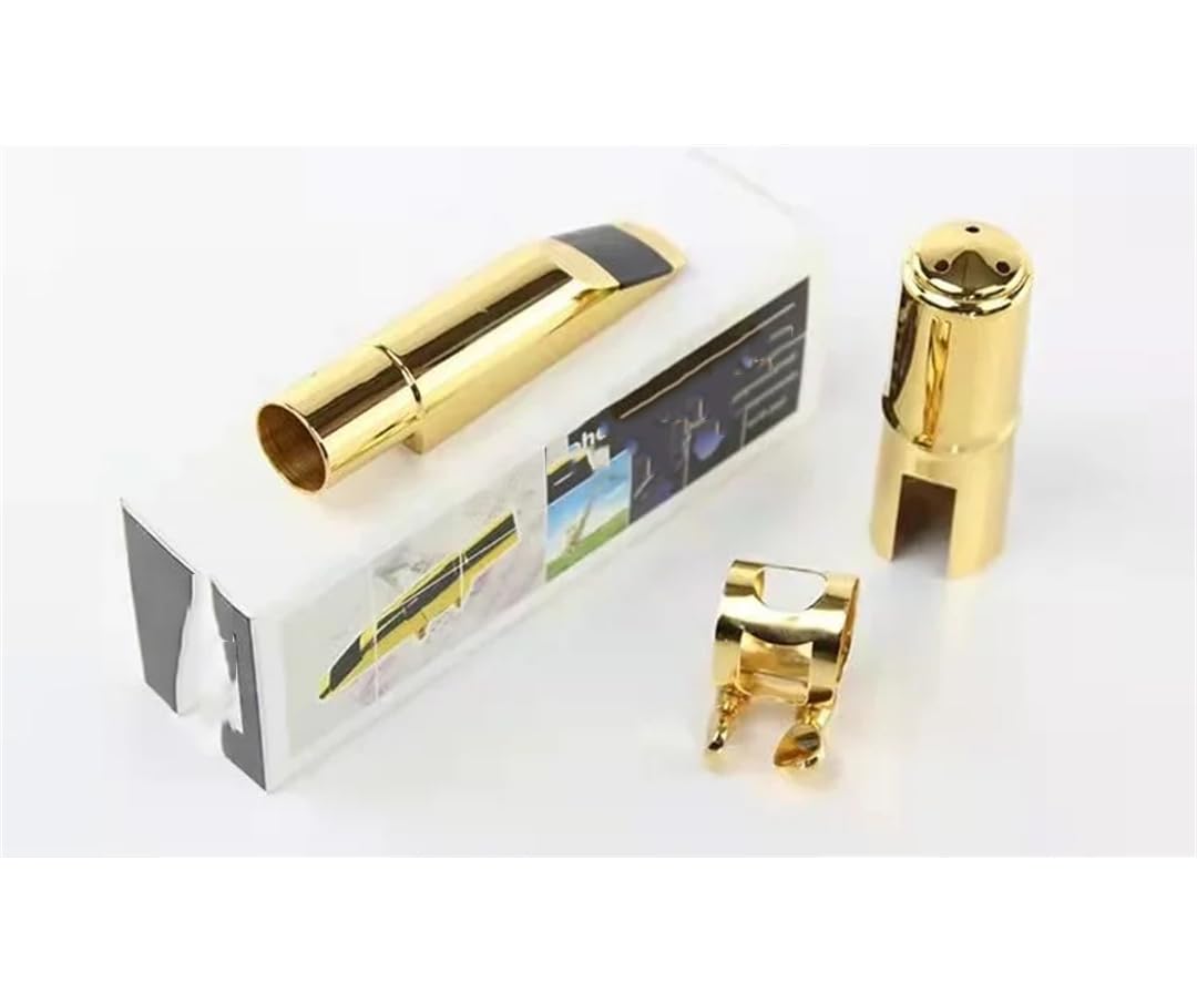 Saxofón alto tenor soprano profesional chapado en metal, accesorios Tenor5