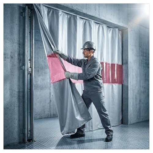 Welding Curtain, Flame-Retardant and Fire-Resistant, for Workshop Safety and Isolation
