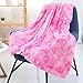 XKUN Coperta Pile Brown Grigio Rosa Accogliente Caldo Soffice Peluche Peluche Scialle-07,160X200Cm