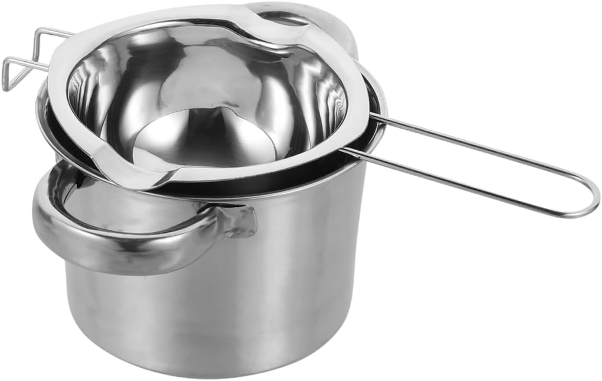 セットチョコレートメルティングポットバターメルティングポットステンレス鋼パンセットキャンディメルティングポットキャンドル注ぎパン小さ