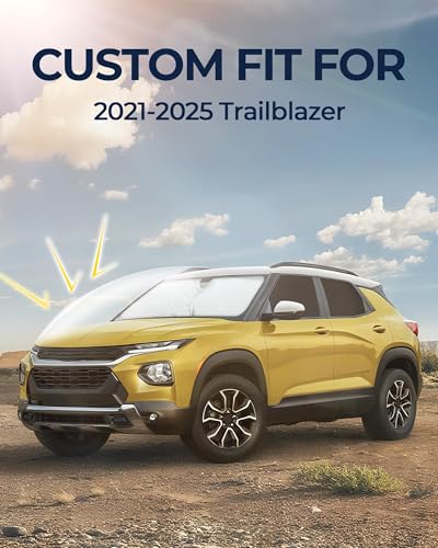 Image of for Chevrolet Trailblazer 2021-2025 Car Window Shades, 6pcs Privacy Sun Shade Set for Front Windshield Side and Rear Windows, Full Window Covers Keeps Vehicle Cool for Camping Napping