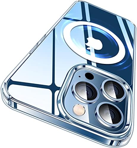 CASEKOO Magnetic Clear iPhone 12 Pro Max Case [No.1 Strong Magnets][Never Yellow][Military Grade Drop Protection] Compatible with MagSafe Protective Slim Thin Cover 6.7 inch 2020-Clear