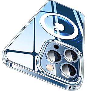 CASEKOO Magnetic Clear iPhone 12 Pro Max Case [No.1 Strong Magnets][Never Yellow][Military Grade Drop Protection…