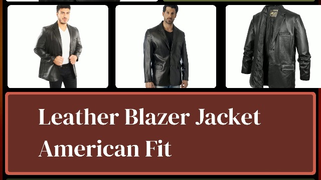 REED EST. 1950 Men's Genuine Leather Blazer Coat – Classic Sport