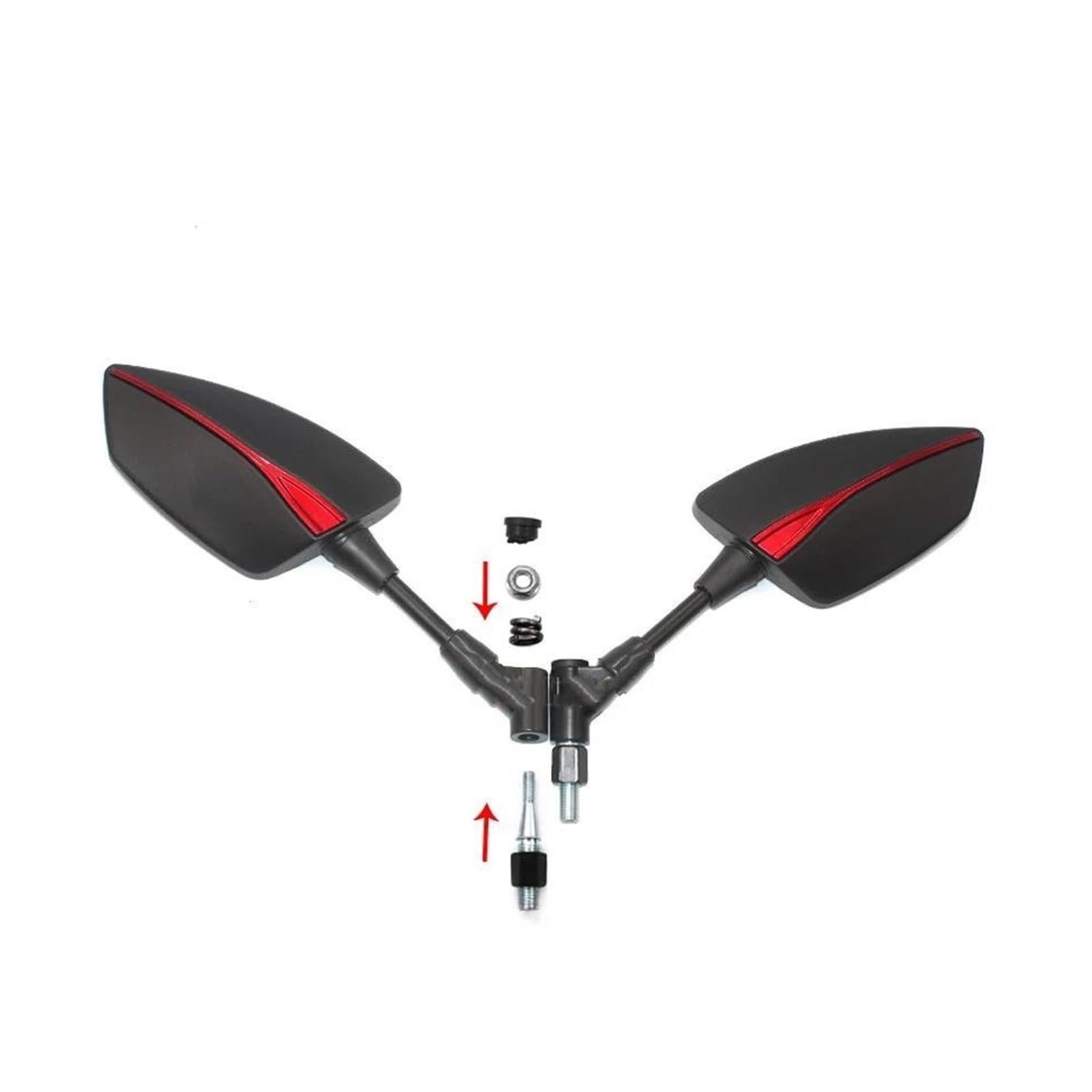 Specchietto Retrovisore per MT-07 MT 07 Mt07 FZ07 MT07 per FZ-07 2014-2018 2019 2020 2021 2022 8 Millimetri 10 Millimetri Universale Retrovisore Laterale Specchi Retrovisore Laterale(5)