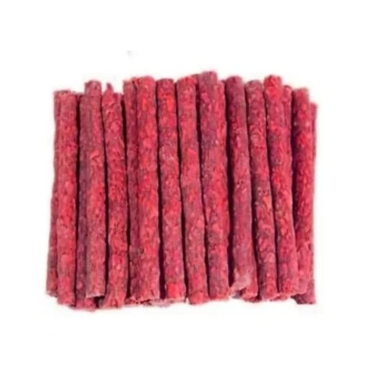 DRK Shopmart Fresh and Natural Beef Flavour Pack of 1 kg Twisted Chew Sticks Ideal for Healthy Teeth/Gums All Breeds of Dogs and Puppies (Multicolor, Pack of 1Kg)
