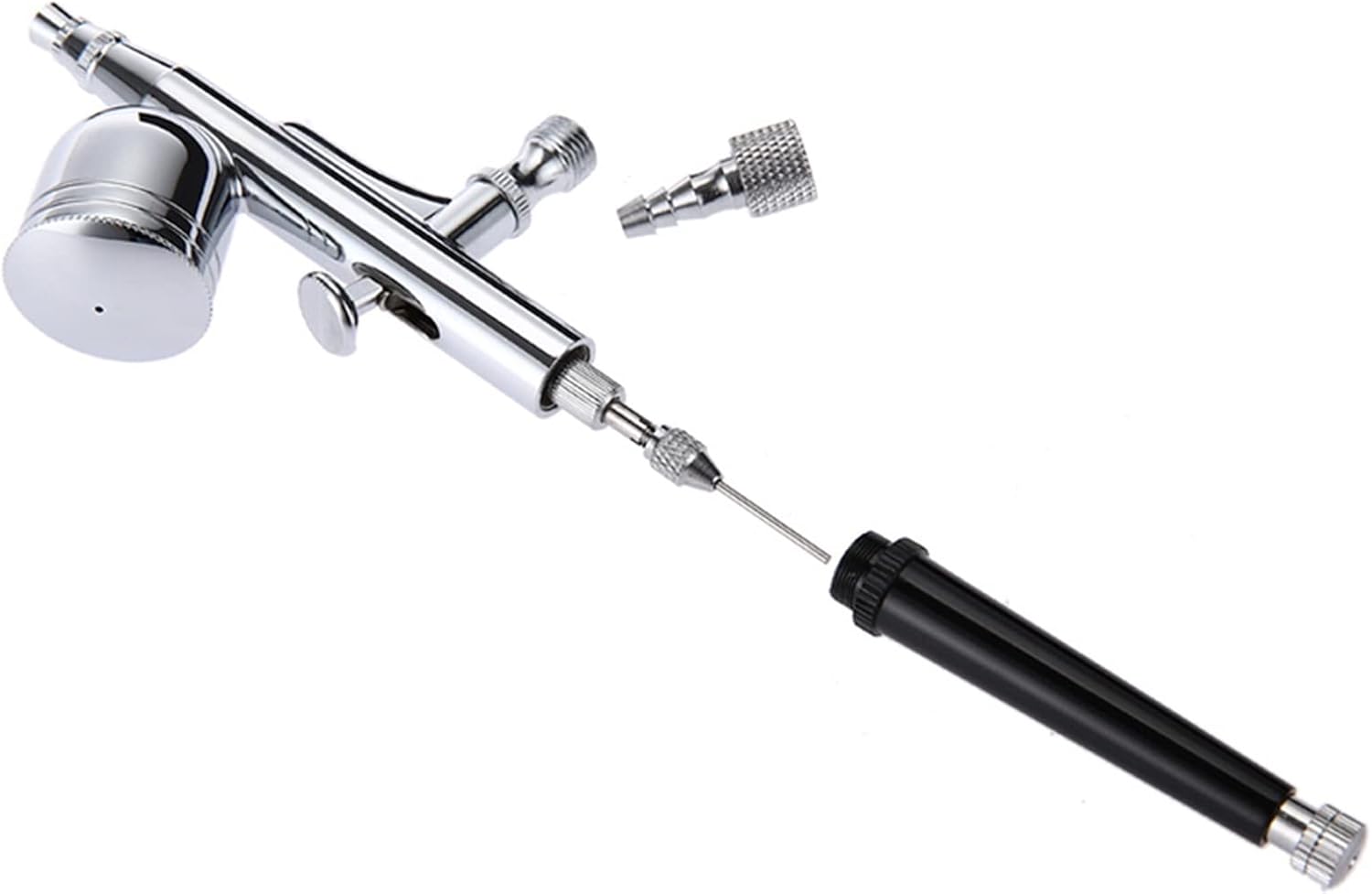 Sand Blaster 0.2-0.5mm Multi-Purpose Cordless Mini Airbrush Air Brush Spray Gun Set for Tattoo Nail Art Painting Spray (Color : 0.2mm)