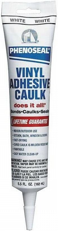 Dap - Phenoseal 00101 White Phenoseal Does It All! Vinyl Adhesive Caulk
