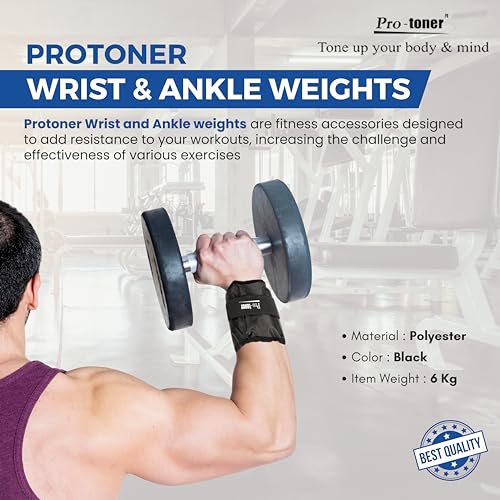 Image of Protoner Wrist /Ankle weights 3 kg x 2 pcs Total weight 6 kgs