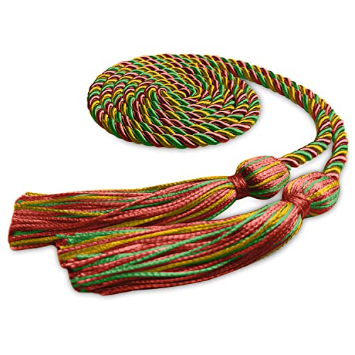 Image of Endea Graduation Single Honor Cord Three-Color (Red /Gold /Green)