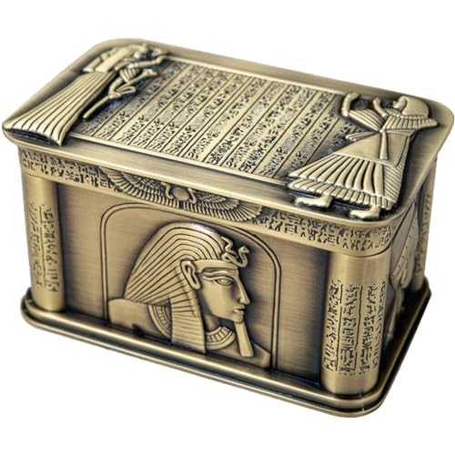 Boîte à bijoux pharaon déco vintage pour coiffeuse chic