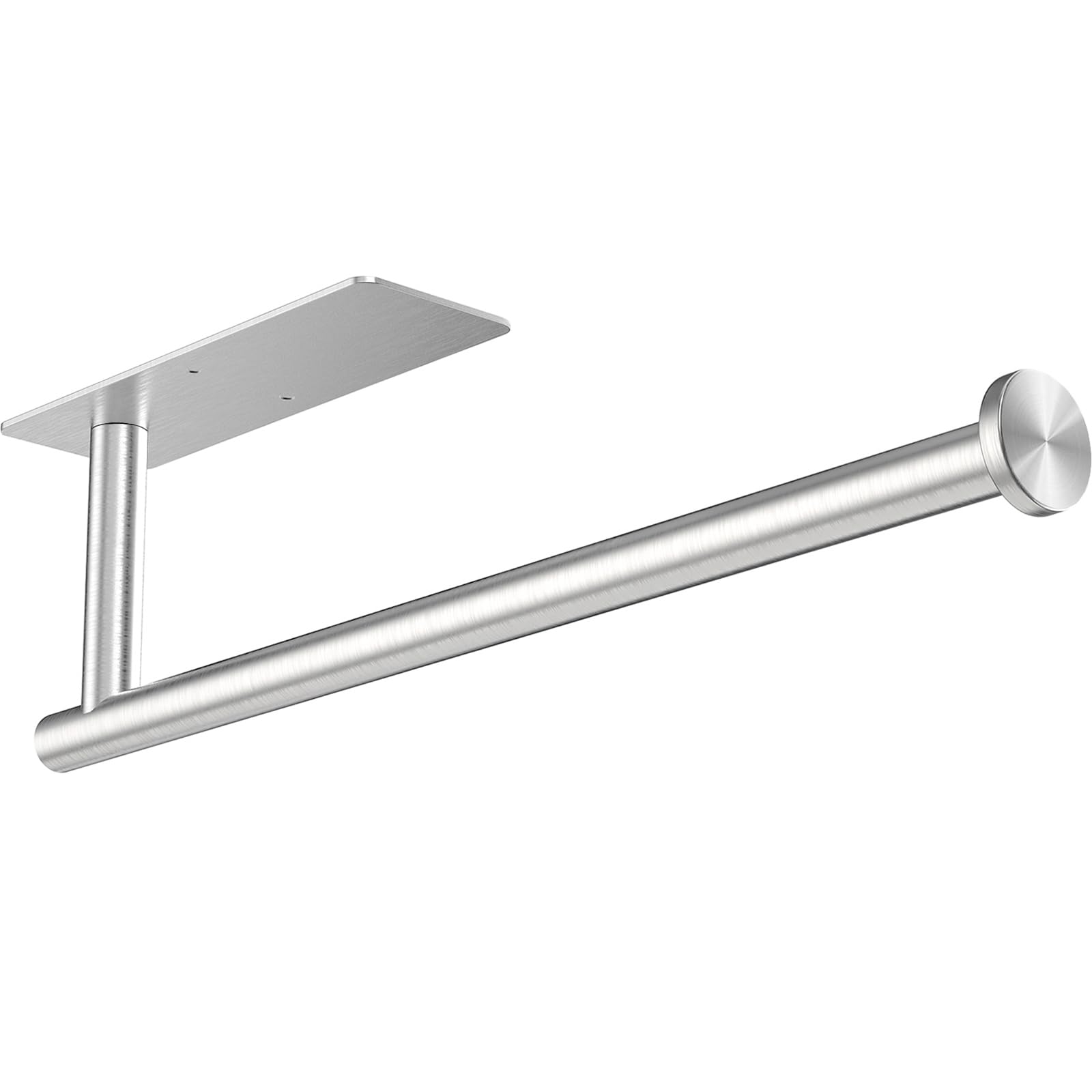Paper Towel Holder Under Cabinet, Self Adhesive Paper Towel Roll Holder Stick on Wall, Stainless Steel Towel Bars for Kitchen, Bathroom, RV